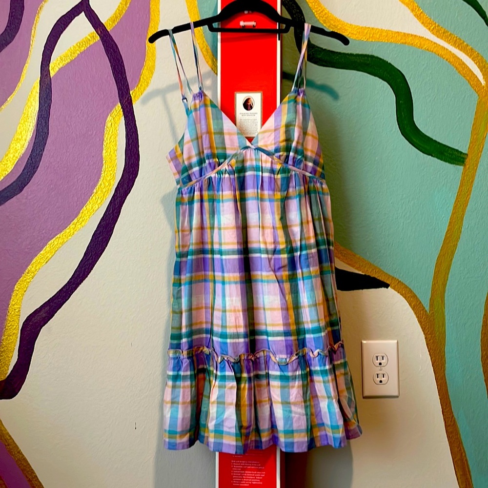 Purple multicolored wild fable dress size medium